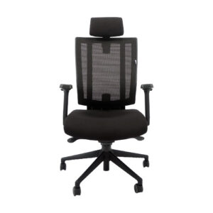 Executive Chair – PRO MAX 100 – Mesh Back, Moulded Foam Seat, 3D Arms, Nylon Base – Made in Korea