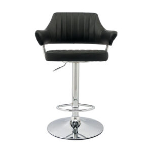 Bar / Kitchen / Counter Stool – BS-368 – Cushioned Artificial Leather with Height Adjustment – Made in China