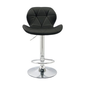 Bar / Kitchen / Counter Stool – BS-1009 – Cushioned Artificial Leather, Height Adjustable – Made in China