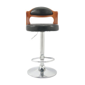 Bar / Kitchen / Counter Stool – BS-1025 – Wooden Back with Cushioned Seat – Made in China