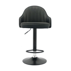 Bar / Kitchen / Counter Stool – BS-156 – Cushioned Artificial Leather, Height Adjustable – Made in China