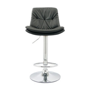 Bar / Kitchen / Counter Stool – BS-5603 – Cushioned Seat & Back, Height Adjustable – Made in China