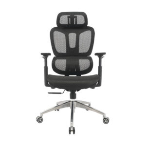 Executive Chair – RC-LX 016 – Adjustable Headrest, 3D Locking Back & Aluminum Base – Made in China