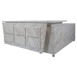 Executive Table with Side Rack – SE-6012 UV (36" x 72") – Made in Pakistan