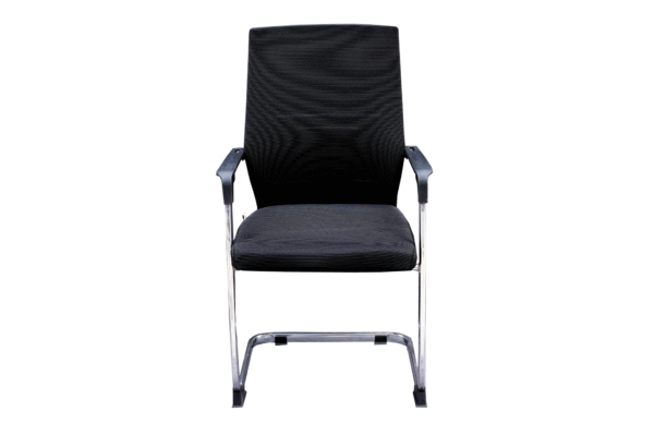 Visitor Chair- Back Mesh with cover plastic and metal Chrome Frame- Model # VC-C 8088 - Image 2