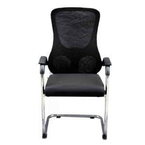 Chair- Back Mesh with elegant cover plastic and metal Chrome Frame- Model # VC-C 9088