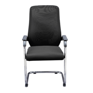 Visitor Chair- Back Mesh with fully cover plastic and metal Chrome Frame- Model # VC-C 9011