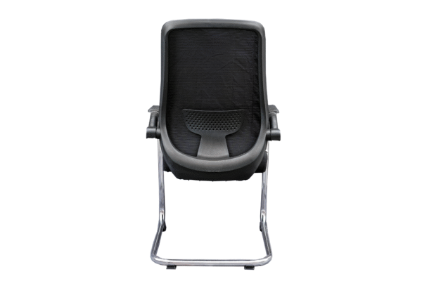 Visitor Chair- Back Mesh with fully cover plastic and metal Chrome Frame- Model # VC-C 9011 - Image 3