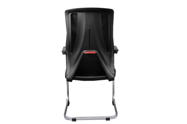 Visitor Chair- Back Mesh with V-Shape cover plastic and metal Chrome Frame- Model # VC-C 658 - Image 2
